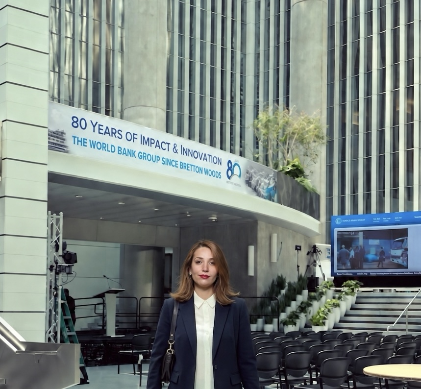Shano Mohammed at the World Bank, Washington D.C.
